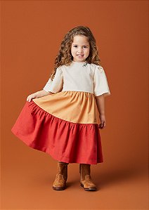 Vestido Infantil Xadrez Vermelho da Minnie - Animê - Alecrim Kids