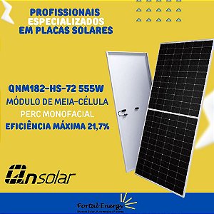 Painel Solar Fotovotaico Onsolar 555 W