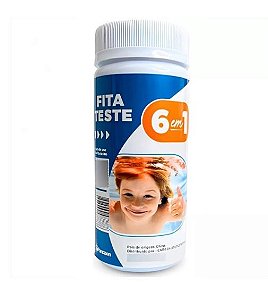 Fita Teste Para Piscina 6 Em 1 (com 50 Fitas) - Panozon