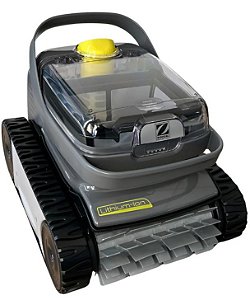 Robô Aspirador de Piscina sem Fio Zodiac OP-32 Limpeza Fundo e Paredes cor cinza