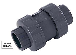 VÁLVULA RETENÇÃO SOLDÁVEL PVC-U EPDM PN-16 CEPEX - 110 MM