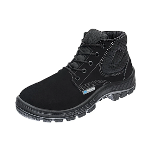 Bota De Segurança Nobuck Preto Marluvas  50B26 PT Bico Pvc Epi