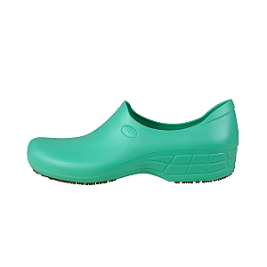 Botinha Profissional Feminino Sticky Shoes Verde Hospitalar NR32