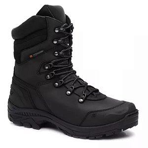 Bota Coturno Militar Couro Tatico Bope Gogowear Cano Alto