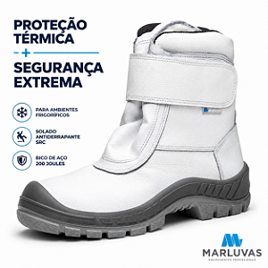Bota Frigorífica Marluvas 50C32 Couro Hidrofugado CA 13146