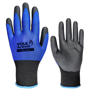 Luva Tátil Foam Touchscreen Grip Nitrílico Alta Destreza
