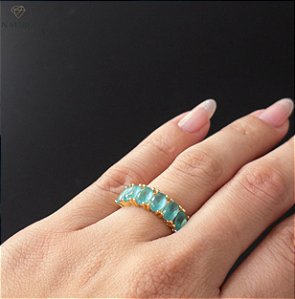 Anel Duquesa Banhado Ouro 18K
