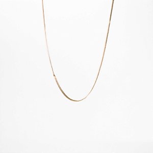 Colar Chocker Veneziana Dupla Banhado Ouro 18k
