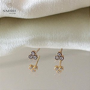 Brincos Cacho Banhado Ouro 18k