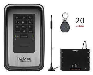 Kit Interfone Sem Fio Com Tag Para Condomínio com 20 Tag