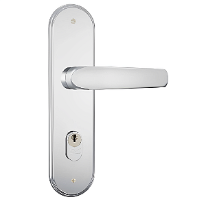 Fechadura Stam 1601/09 - Espelho Largo Inox
