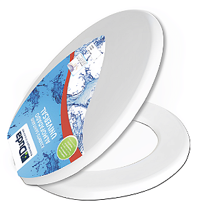 Assento Sanitario Almofadado Duda - Branco