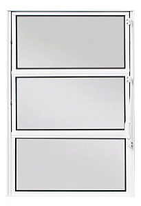 Vitro 60x40 - Aluminio Branco - Modelo Janela Basculante
