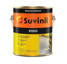 Tinta Acrílica Fosco Premium Exterior/interior Piso 3,6 Litros Amarelo Demarcação Suvinil