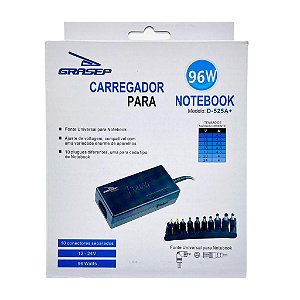 Carregador Universal Grasep Notebook 10 Pinos D-525A