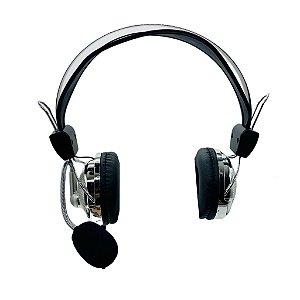 Fone De Ouvido Choki Com Microfone Headset Plug P2