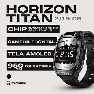 Smartwatch Horizon Titan 4G 2GB+16GB AMOLED