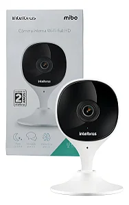 Câmera Wi-Fi Intelbras IM3 MicroSD 32GB com visão noturna áudio e um ano de garantia