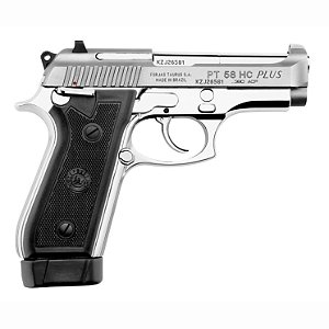 Pistola Taurus PT 58 HC PLUS/19 .380AUTO Inox Fosco