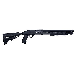 Espingarda CBC Military 3.0 Cal. 12ga - 14" polegadas 5+1 - CORONHA RETRATIL