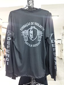 Camiseta manga longa defendi formação de vigilantes M/G/GG