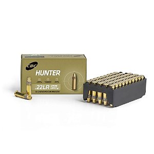 Cartucho CBC .22LR hunter hyper Chpo 33gr cx com 50 - *Venda somente no balcão, não despachamos munições*
