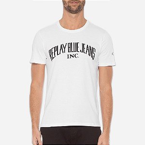 Camiseta Replay Inc Escrita Centralizada 058259