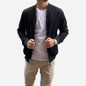 Jaqueta King & Joe Bomber Suede JQ20302