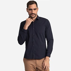Camisa Social Docthos Manga Longa Algodao Egipcio 649780