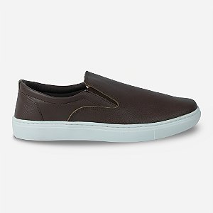 Tenis Authentic Shoes Slip On Couro LKP61