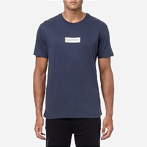 Camiseta Calvin Klein Established Logo Quadrada CM4OS01TC440
