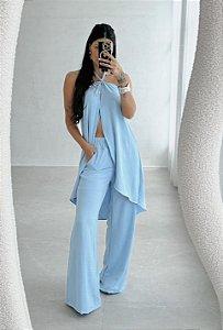 Conjunto calça com tunica de amarrar