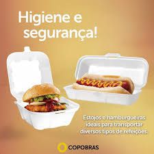 HAMBURGUEIRA ISOPOR 01 (CH-001) PCT C/100un (COPOBRAS)