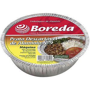 MARMITEX ALUMINIO (BOREDA) No.9 MAQUINA CX C/100un (1150ml)