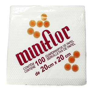 GUARDANAPO (MINIFLOR) 20X18 P PCT C/100fls