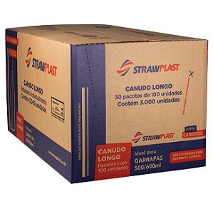 CANUDO LONGO (VITAMINA) SACHE VERM. (CS-307 STRAWPLAST) CX 3000UN A GRANEL