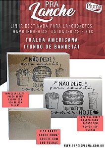 TOALHA AMERICANA KRAFT LISA (25X40) PCT C/500fls (PLUMA)