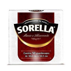 GUARDANAPO (SORELLA) 30X30,5 G PCT C/50fls