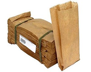 SACO PAPEL KRAFT NATURAL 2kg (C/500un)