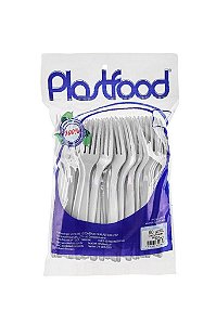GARFO DESC. REFEIÇÃO MASTER BRANCO PCT C/50un (PLASTFOOD)