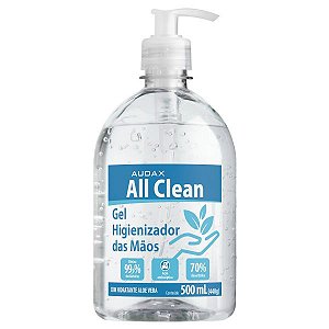 ALCOOL GEL ANTISSÉPTICO (ALL CLEAN) (PUMP) 500ml - AUDAXCO