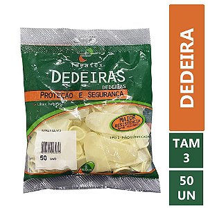 DEDEIRAS DE SEGURANÇA EXTRA FINA N.3 (PCT C/ 50) - IDEATEX