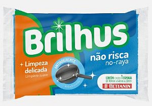 ESPONJA NÃO RISCA AZUL (BRILHUS) (UNITARIO)