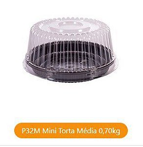 MINI TORTA MEDIA. 0,70KG C/100UN P32M