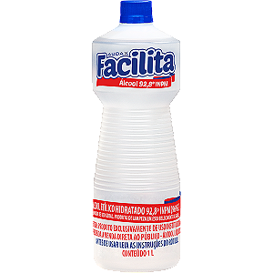 ALCOOL 92,8 (AUDAX) - 1 LITRO (CX C/12un)