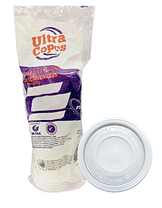 TAMPA TRANSP. COPO 300ml (ULTRA) pct c/ 50 un