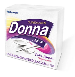 GUARDANAPO (DONNA) 19,5X19,5 PCT C/50fls