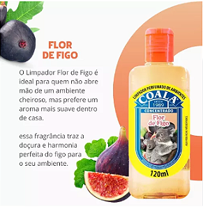 LIMPADOR PERFUMADO CONC. COALA FLOR DE FIGO 120ML
