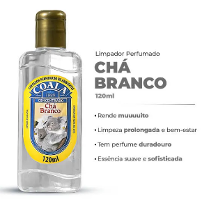 LIMPADOR PERFUMADO CONC. COALA CHA BRANCO 120ML