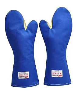LUVA TERMICA P/ FORNO TECIDO RADIANT HEAT (COR AZUL) - RIO VALLEY
